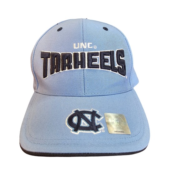 Vintage 90s UNC Tar Heels Wool Snapback Hat Twins Enterprise NWT Deadstock NCAA
